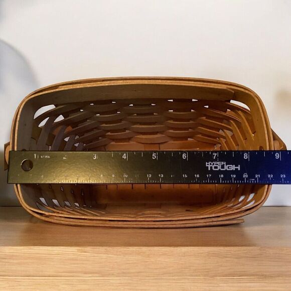 Longaberger Dresden Tour Basket II 1996 Edition Movable Handle and Plastic Liner - Picture 5 of 7